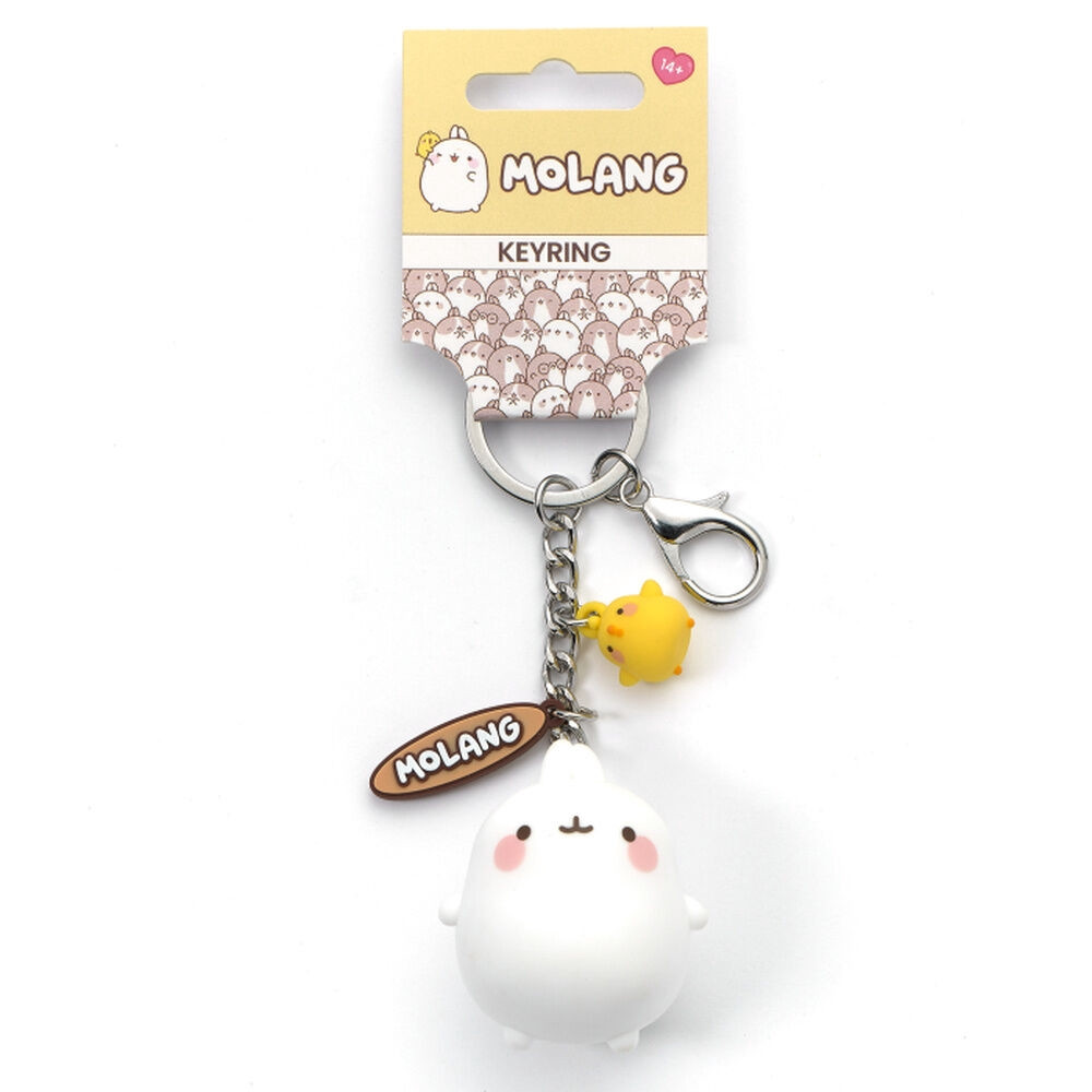 Chaveiro 3D Molang e Piu Piu