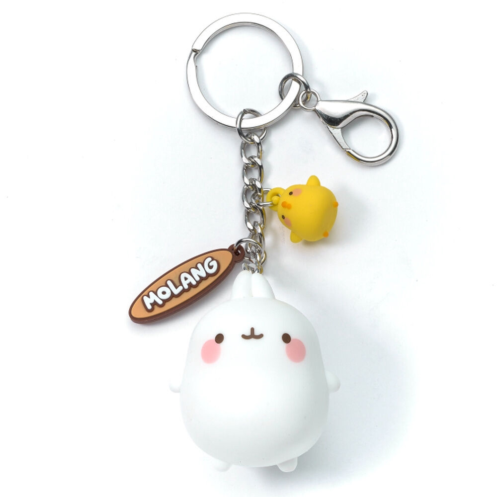 Chaveiro 3D Molang e Piu Piu