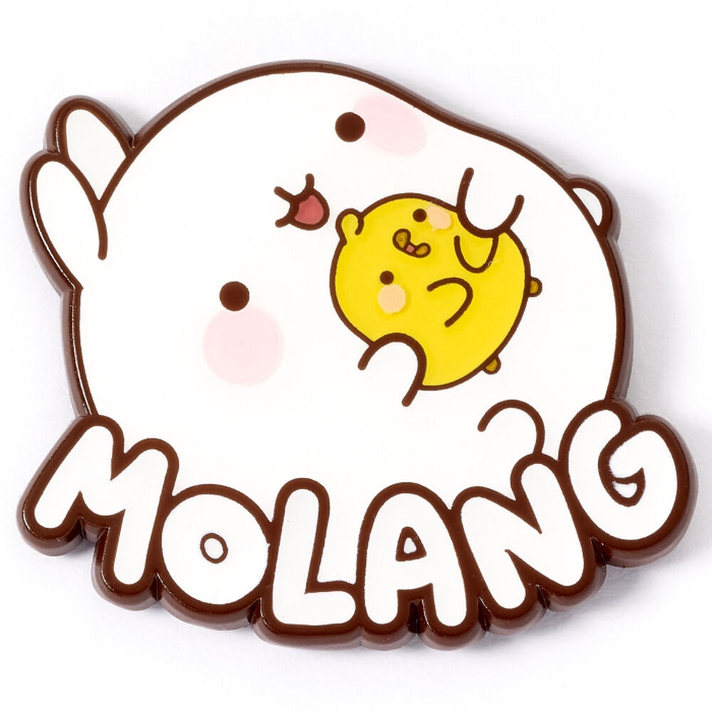 Spilla con logo Molang e Piu Piu