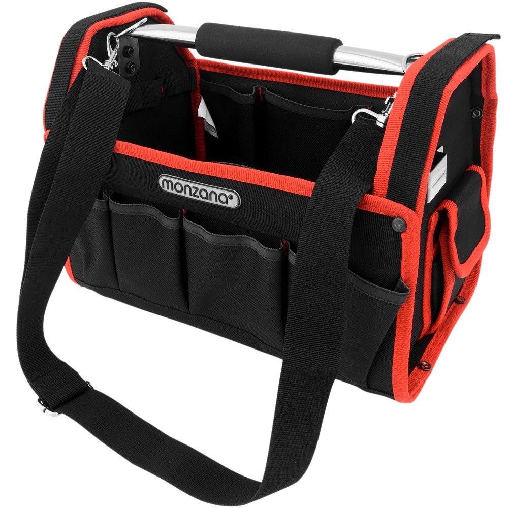 Bolsa de ferramentas aberta, 43 cm (17 polegadas), poliéster, verme...