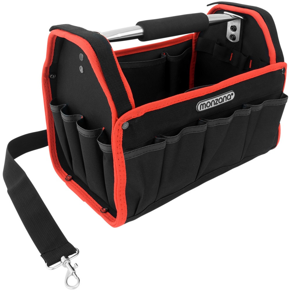 Bolsa de ferramentas aberta, 43 cm (17 polegadas), poliéster, verme...