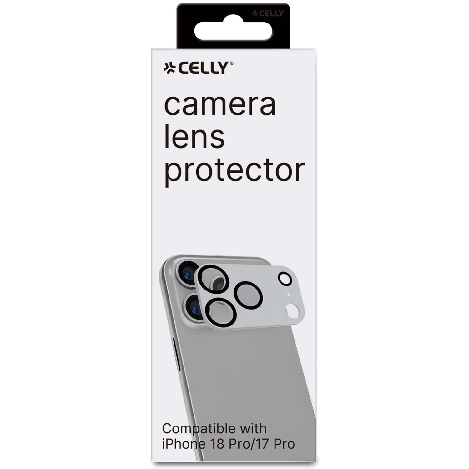 iPhone 18/17 Pro Camera Lens Protector – Silver