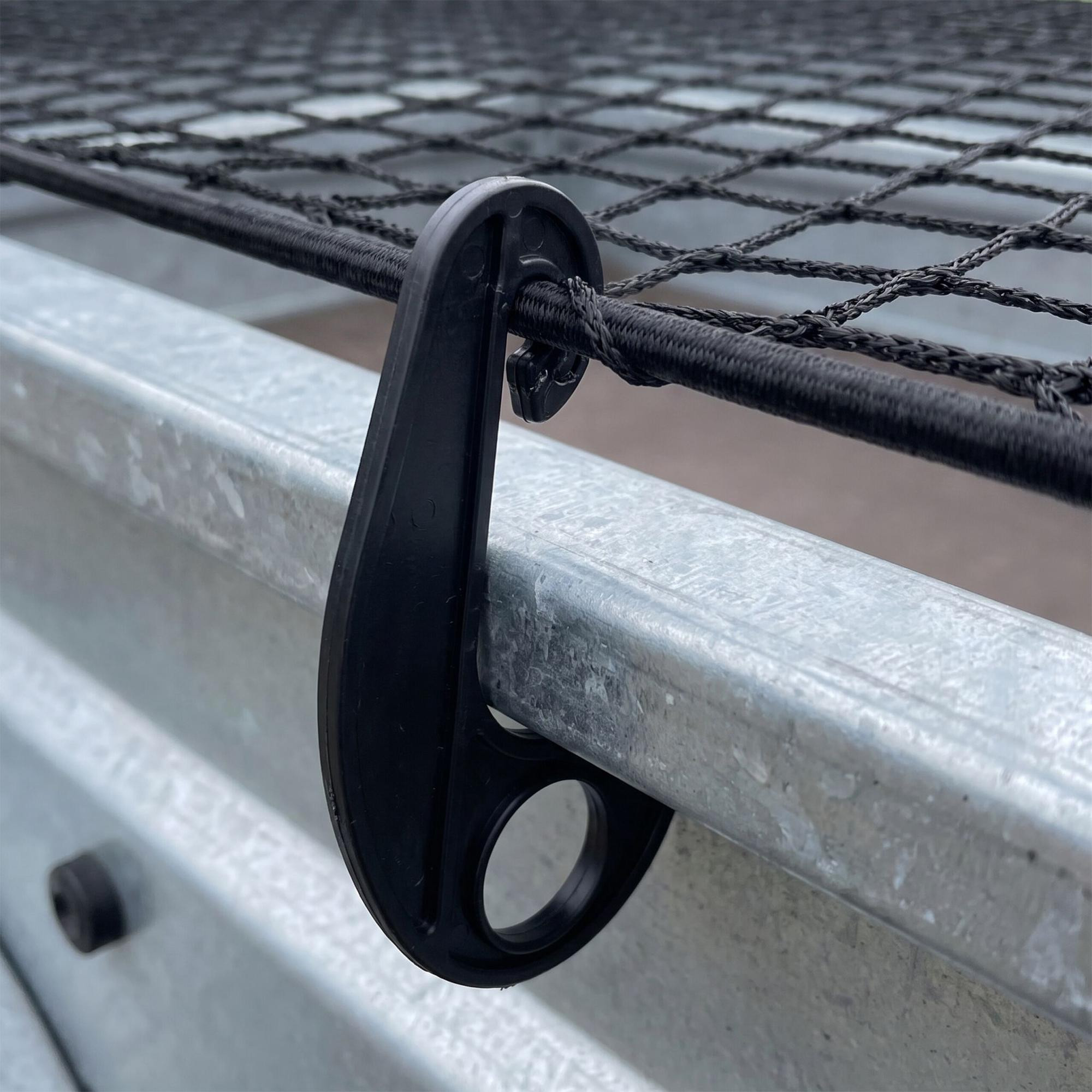 Trailer Net 2x3m Black, Durable PP Plastic