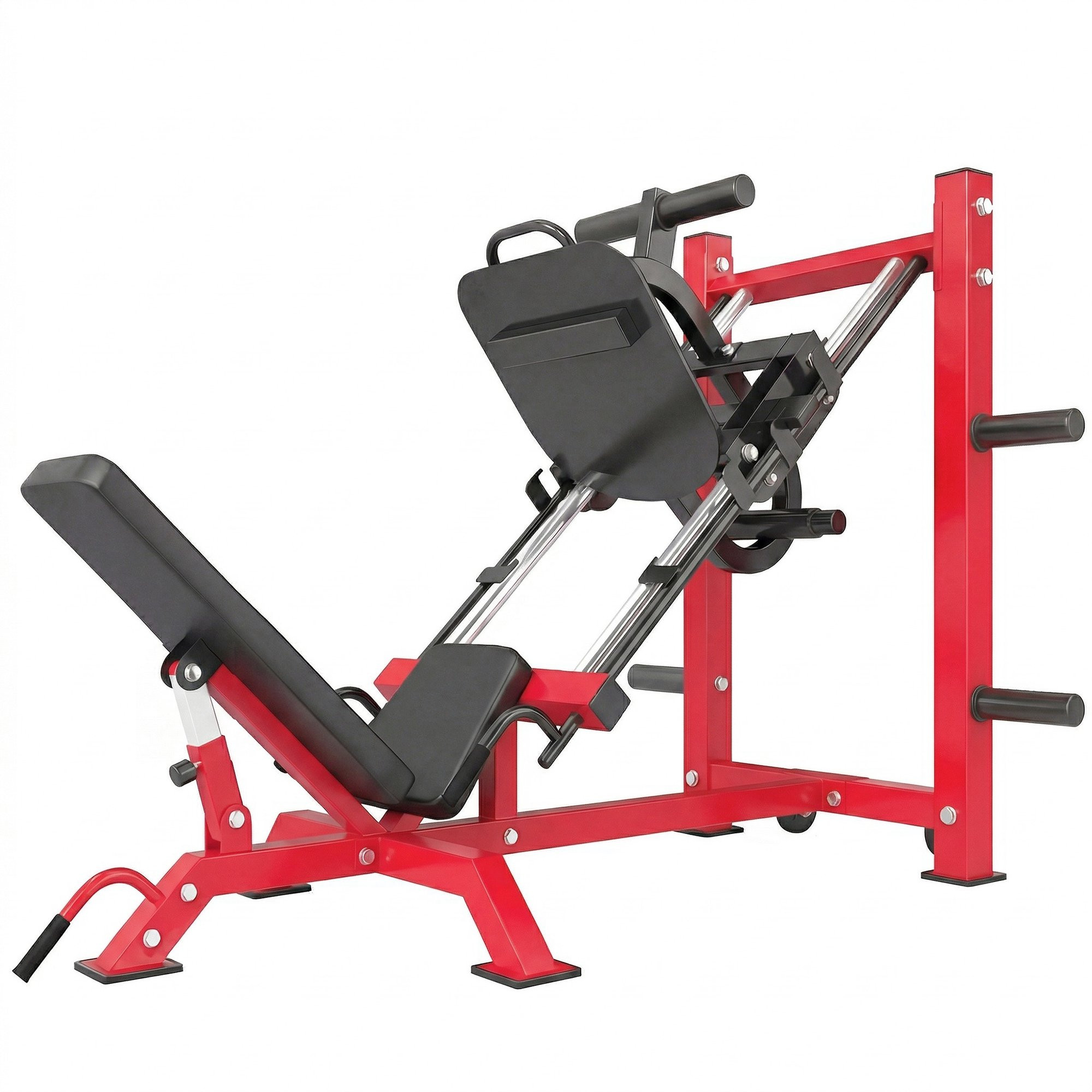 Legpress machine – Verstelbare rugleuning, stalen frame