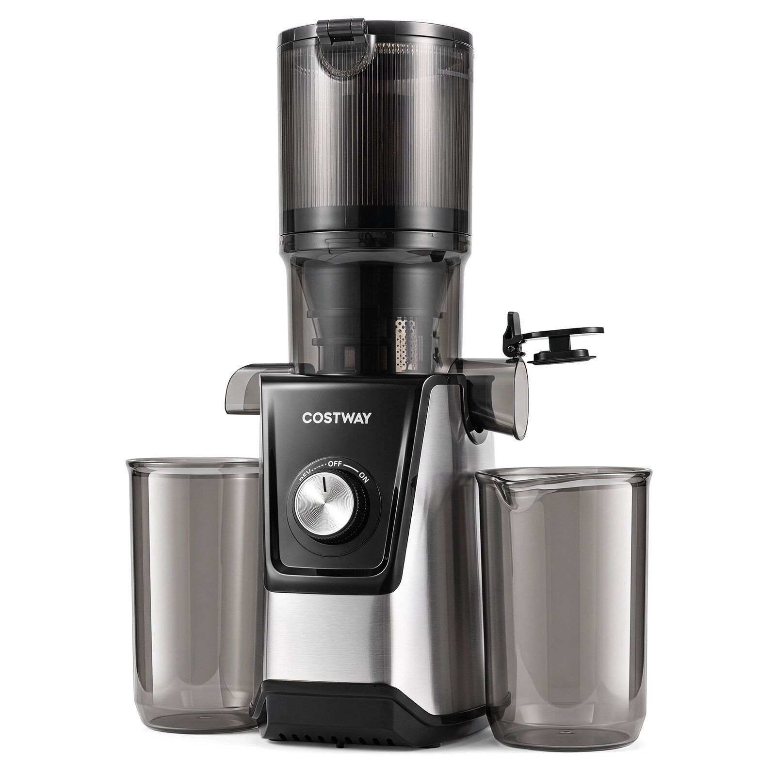 Slow Juicer with 11cm Feed Chute & Reverse Function, Black