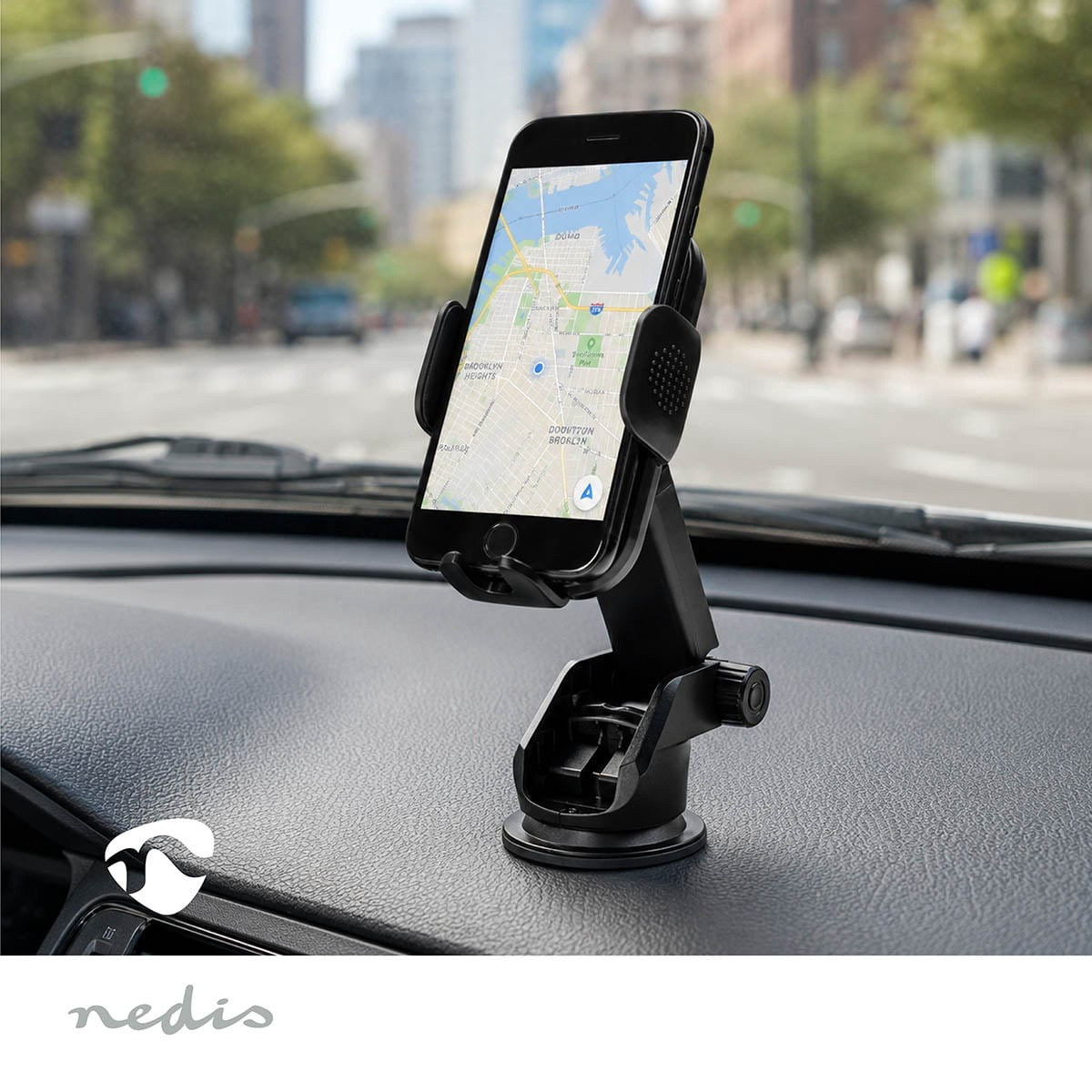 Suporte para celular veicular com ventosa e braço extensível, até 7...