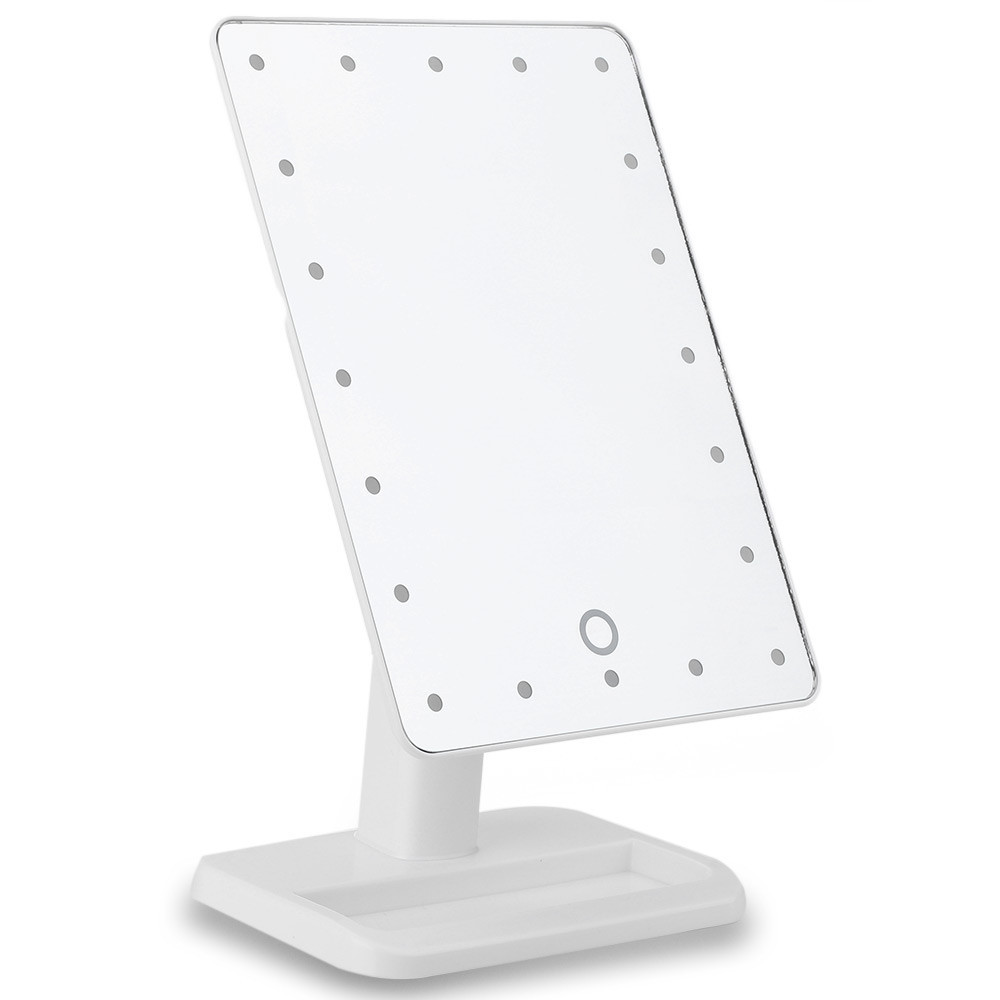 Makeup Mirror with Led 22 Lights - 180 rotatable - White