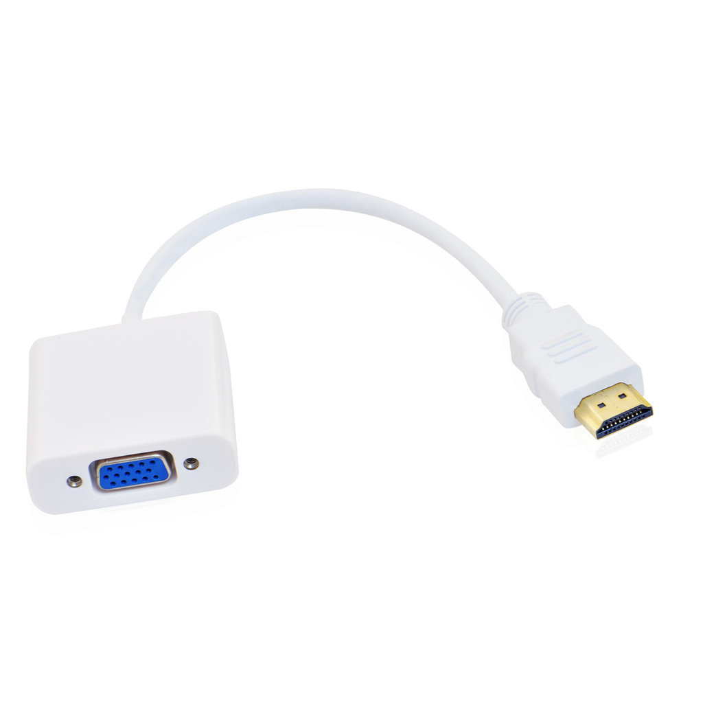 HDMI-naar-VGA-adapter - wit