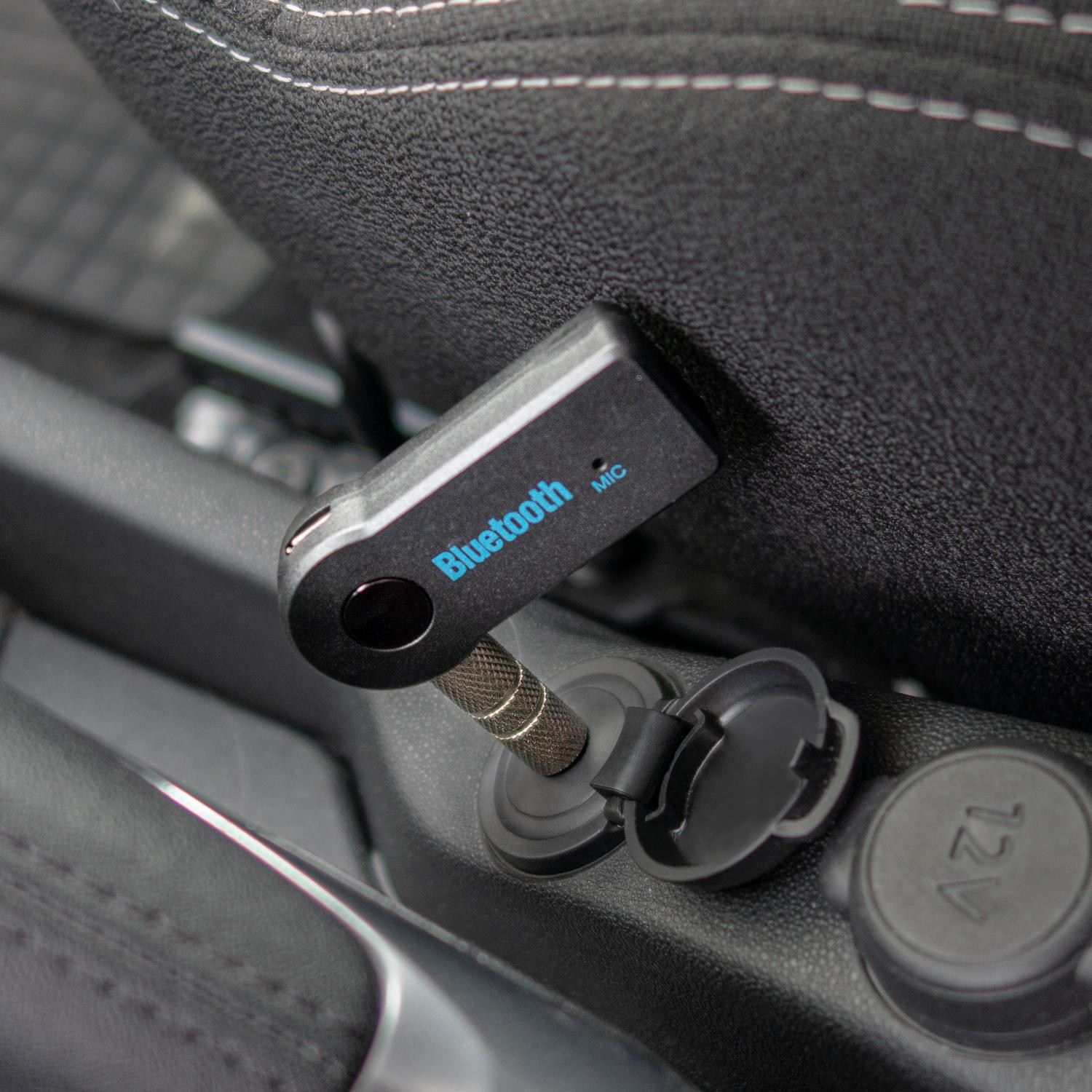 Receptor de áudio e música Bluetooth AUX com microfone