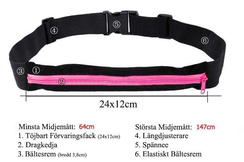 Sportriem / Heuptas