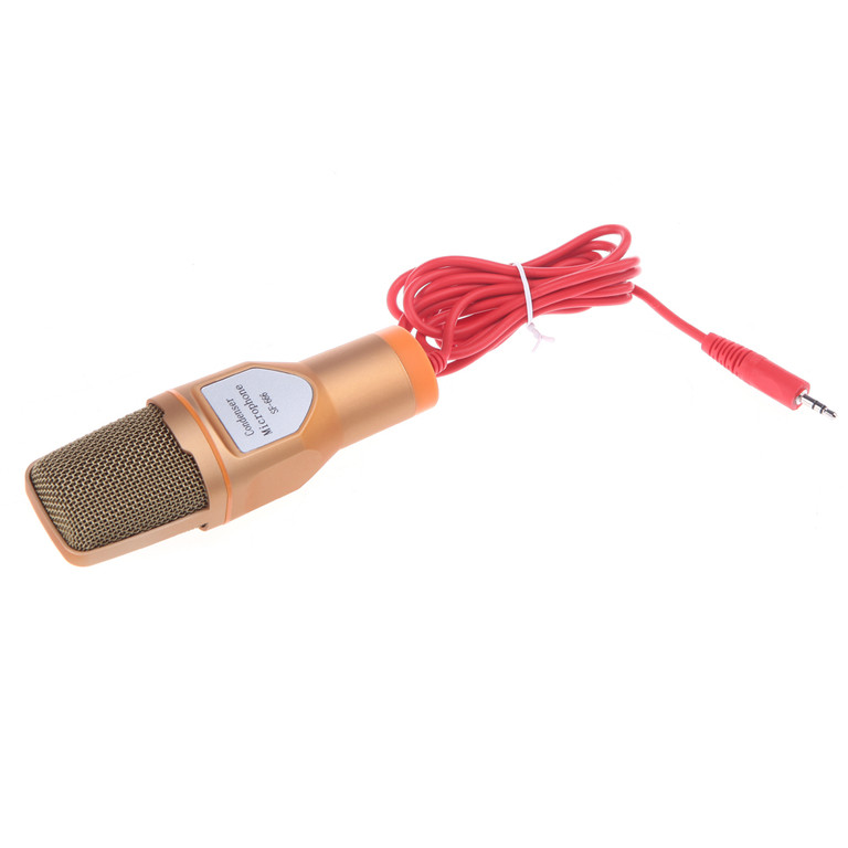 High Quality Studio Microphone - 3.5mm - Golden Edition