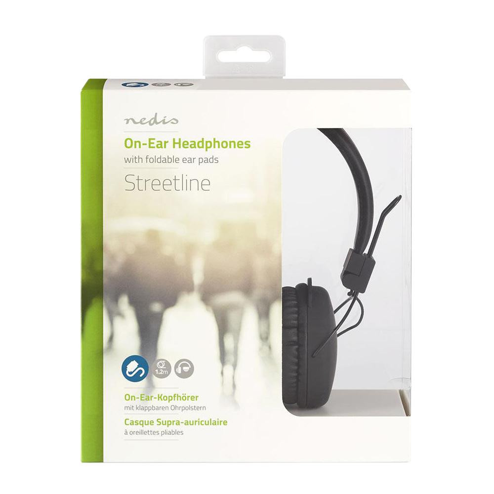 Cuffie cablate on-ear - nere