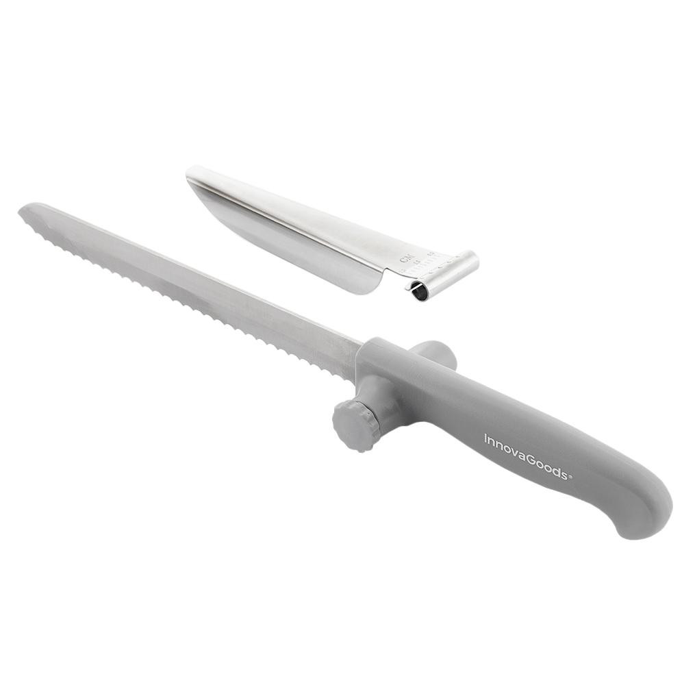 Bread Knife with Adjustable Cutting Guide