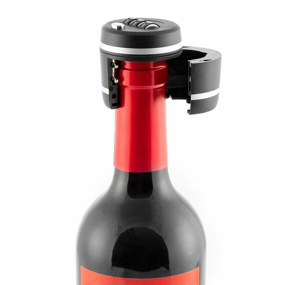 Security Lock for Wine Bottles