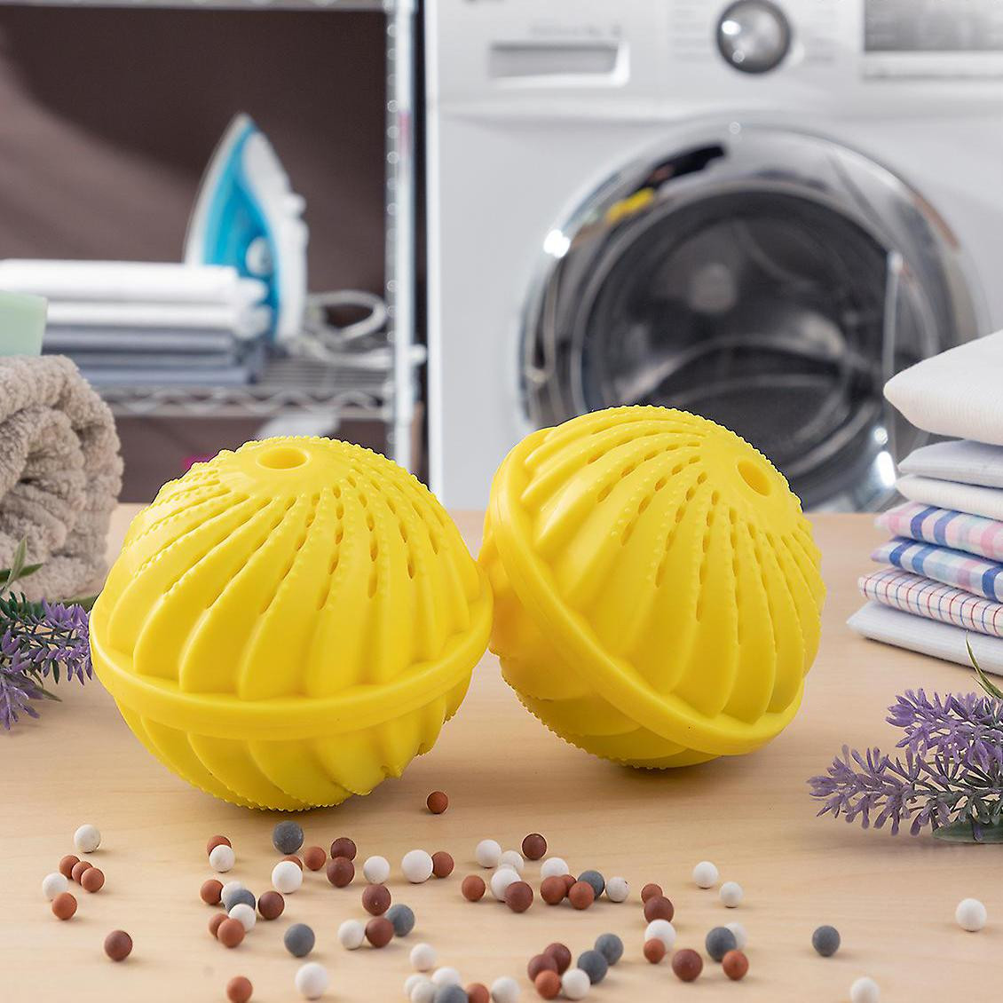 2x Laundry Balls with Ceramic Beads