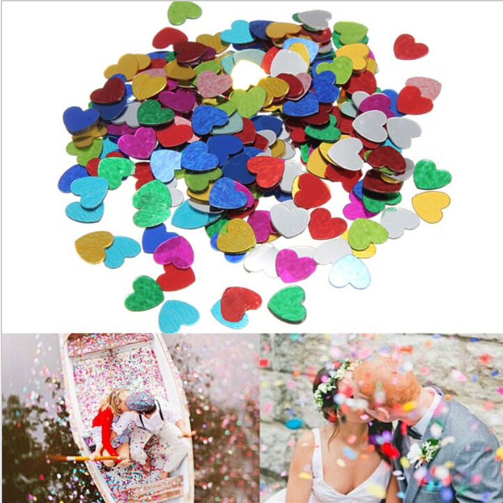 200pcs Metallic Sequins - Hearts