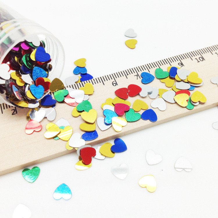 200pcs Metallic Sequins - Hearts