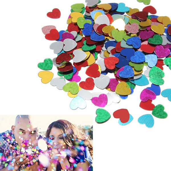 200pcs Metallic Sequins - Hearts