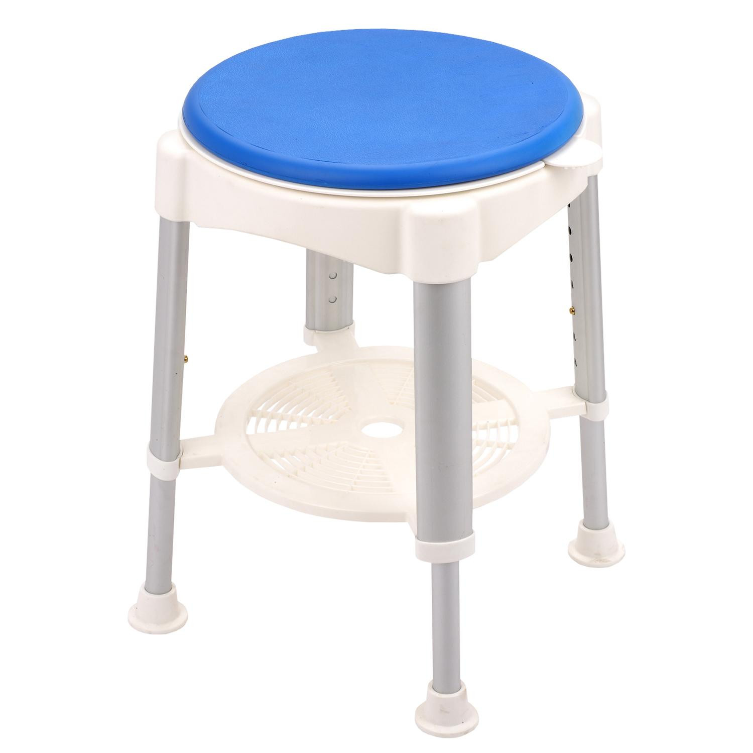 Rotating Shower Stool - Adjustable Height