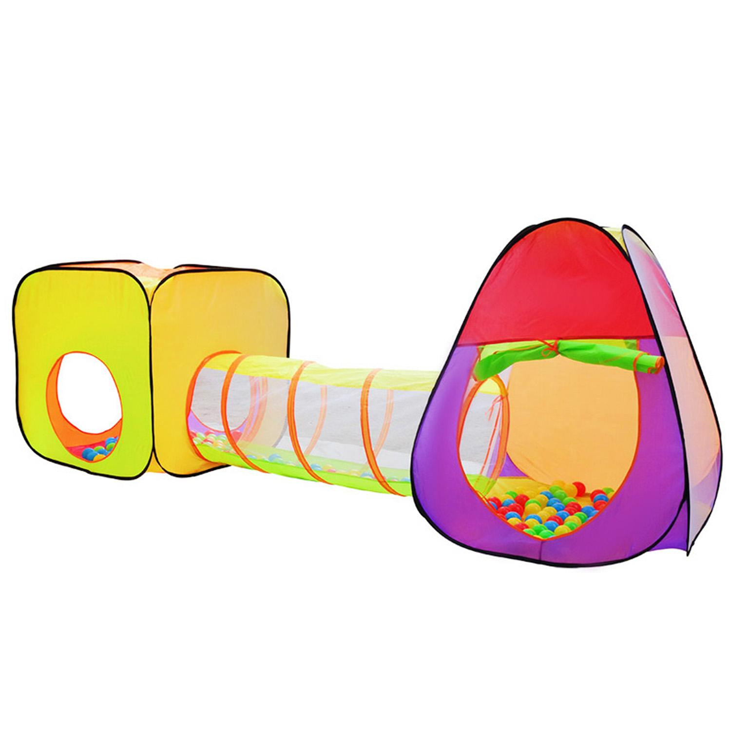 Tenda da gioco con tunnel e ballpit