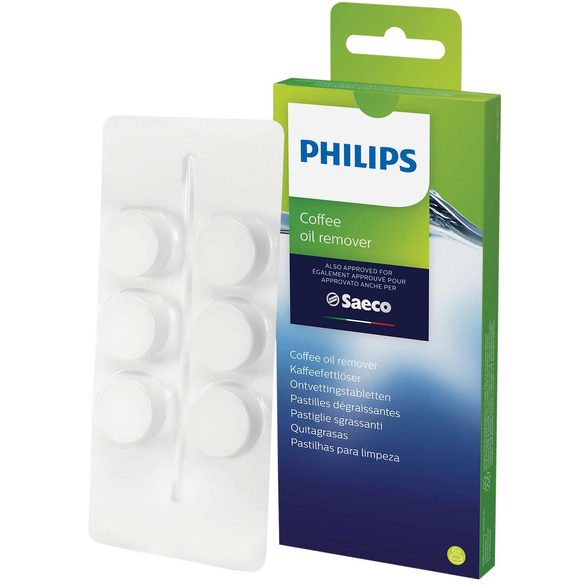 Philips, 6x Cleaning Tablets for Coffee Machine