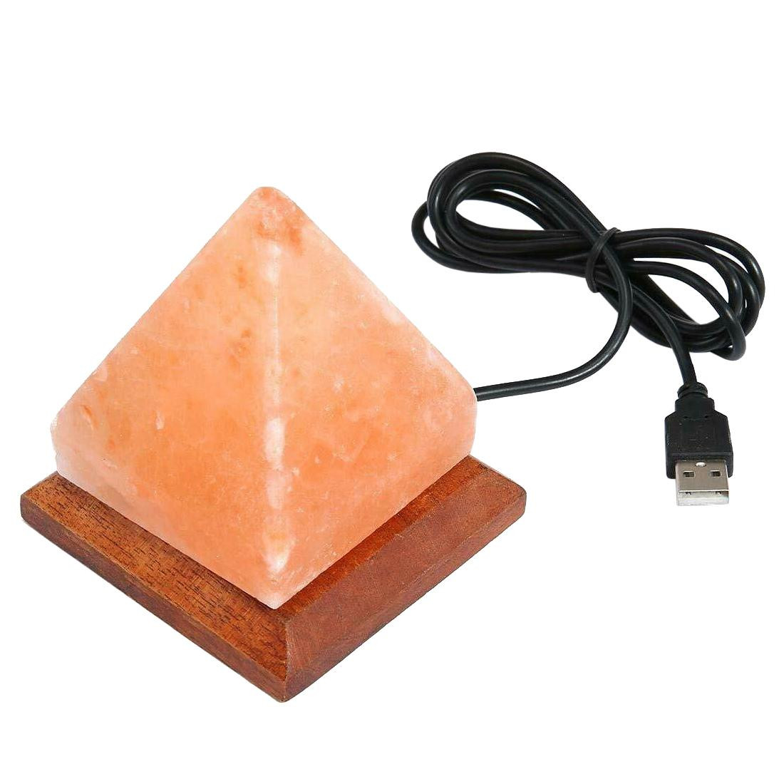 Lamp from Himalayan Salt - Color Changing