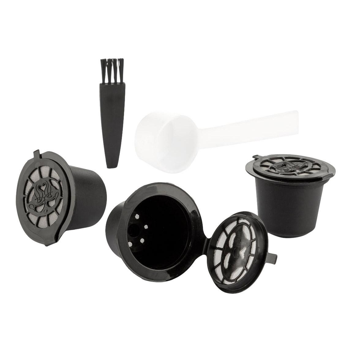 3x wiederverwendbare Kaffeekapseln