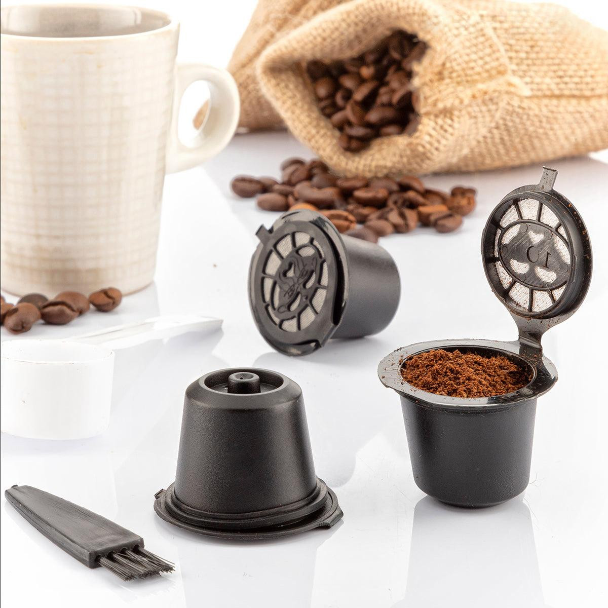 3x cápsulas de café reutilizables