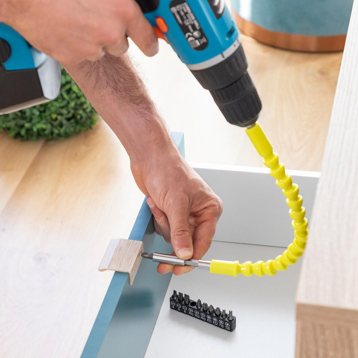 Rallonge flexible pour perceuse et tournevis