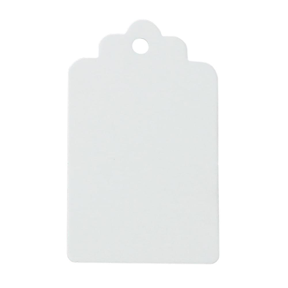 100x Paper Labels - White
