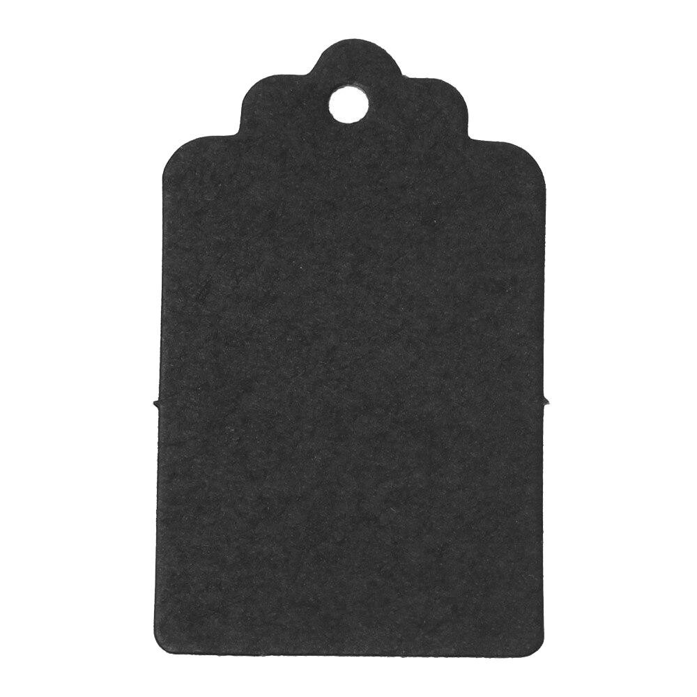 100x Paper Labels - Black