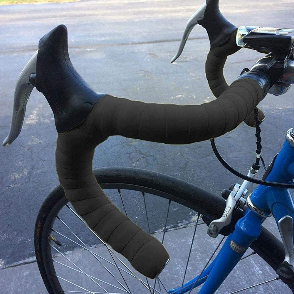 2x Handlebar Tapes for Bicycle - Black