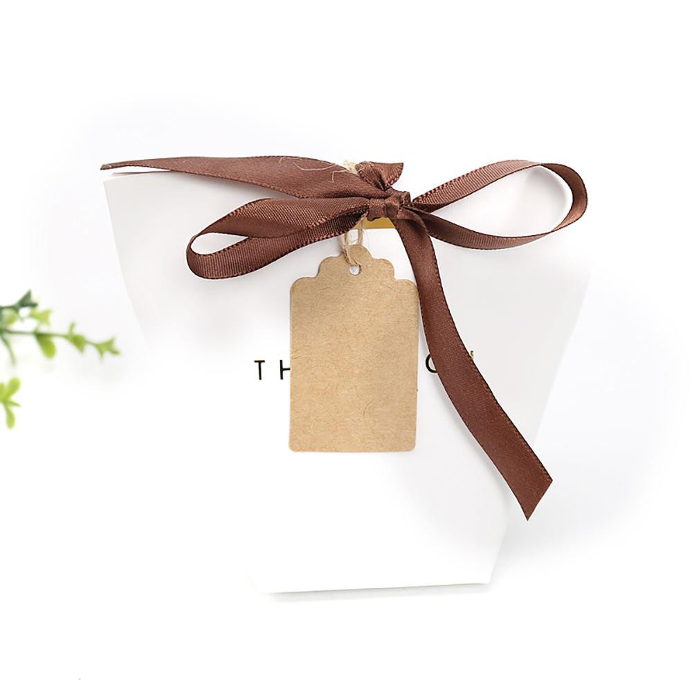 100x Paper Labels - Brown