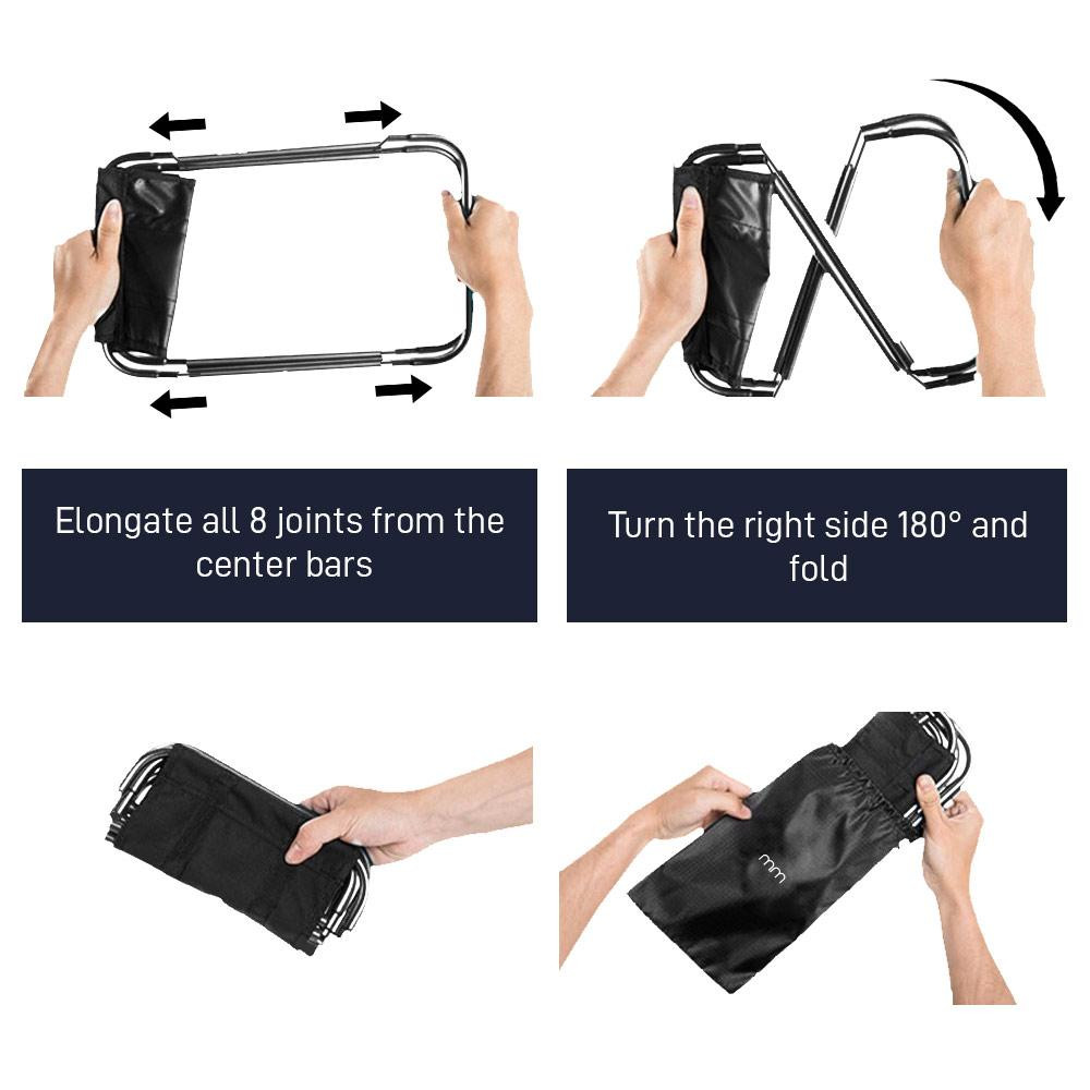 Foldable Stool, Mini - Black