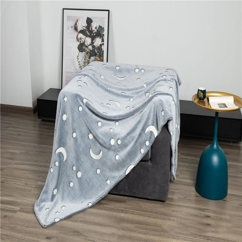 Coperta, lune e stelle - Luminosa