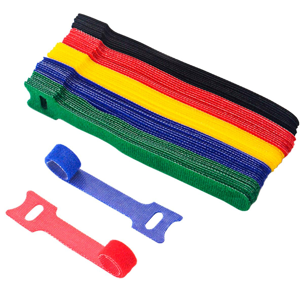 50x Cable Ties with Velcro