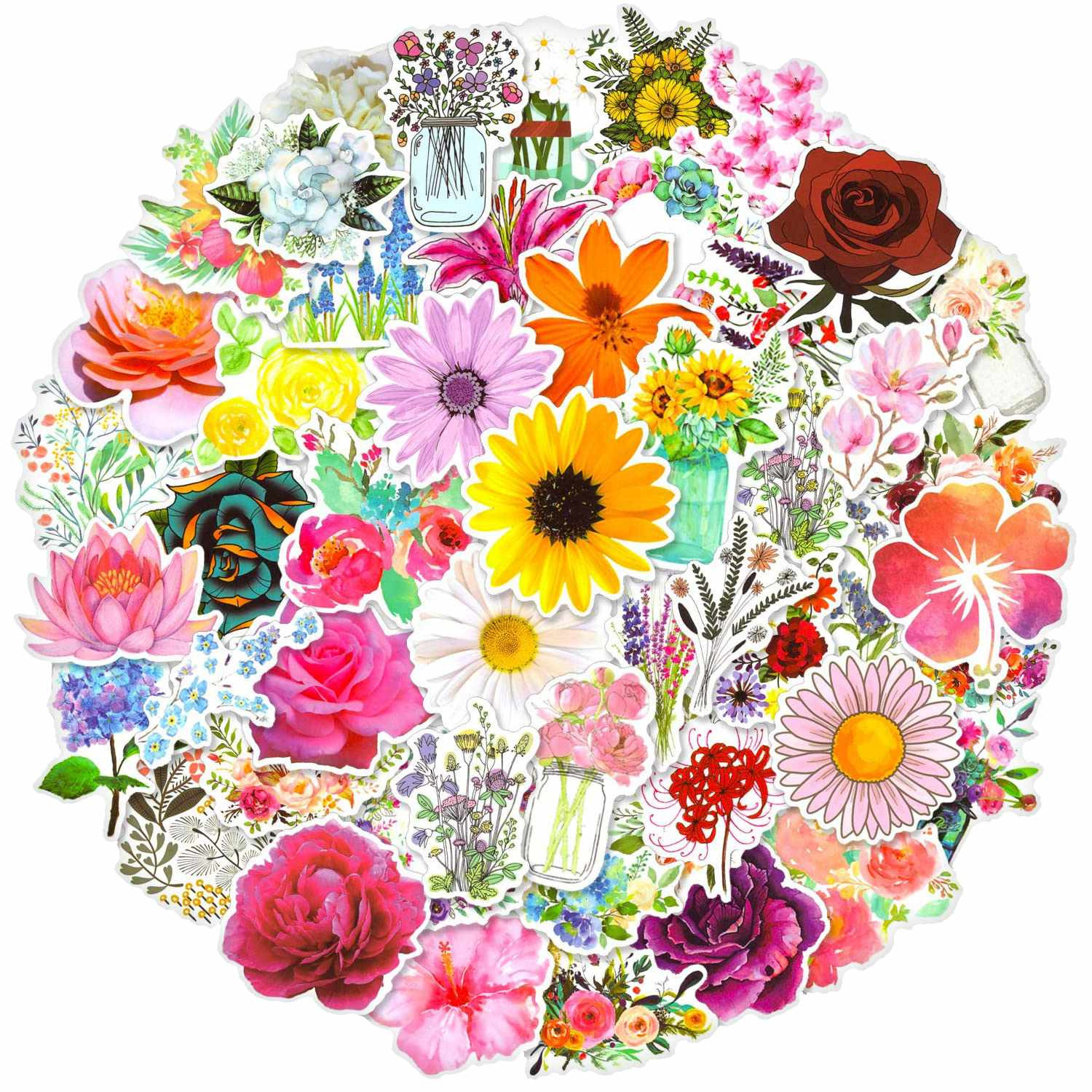 Pack de Pegatinas - Flores