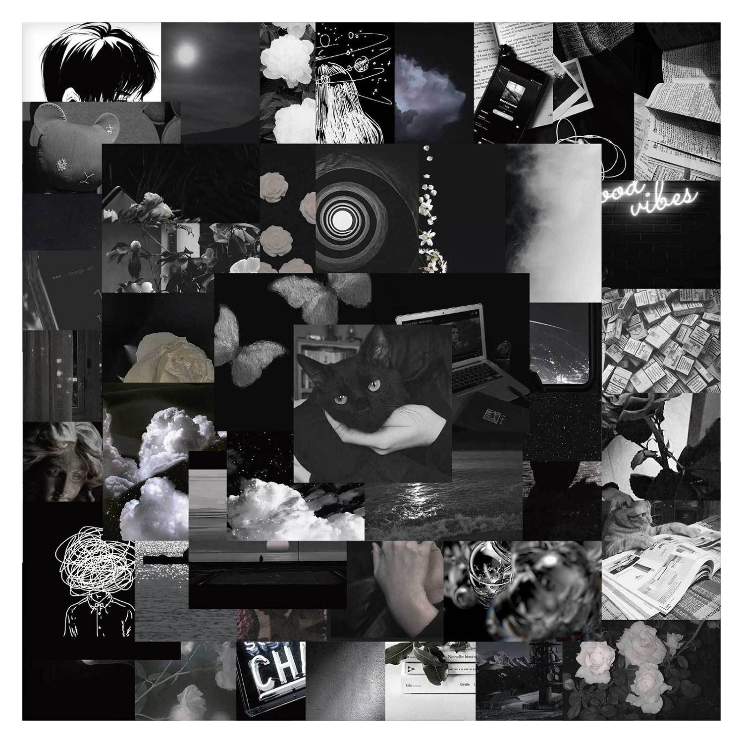 Pack de Pegatinas - Blanco y Negro