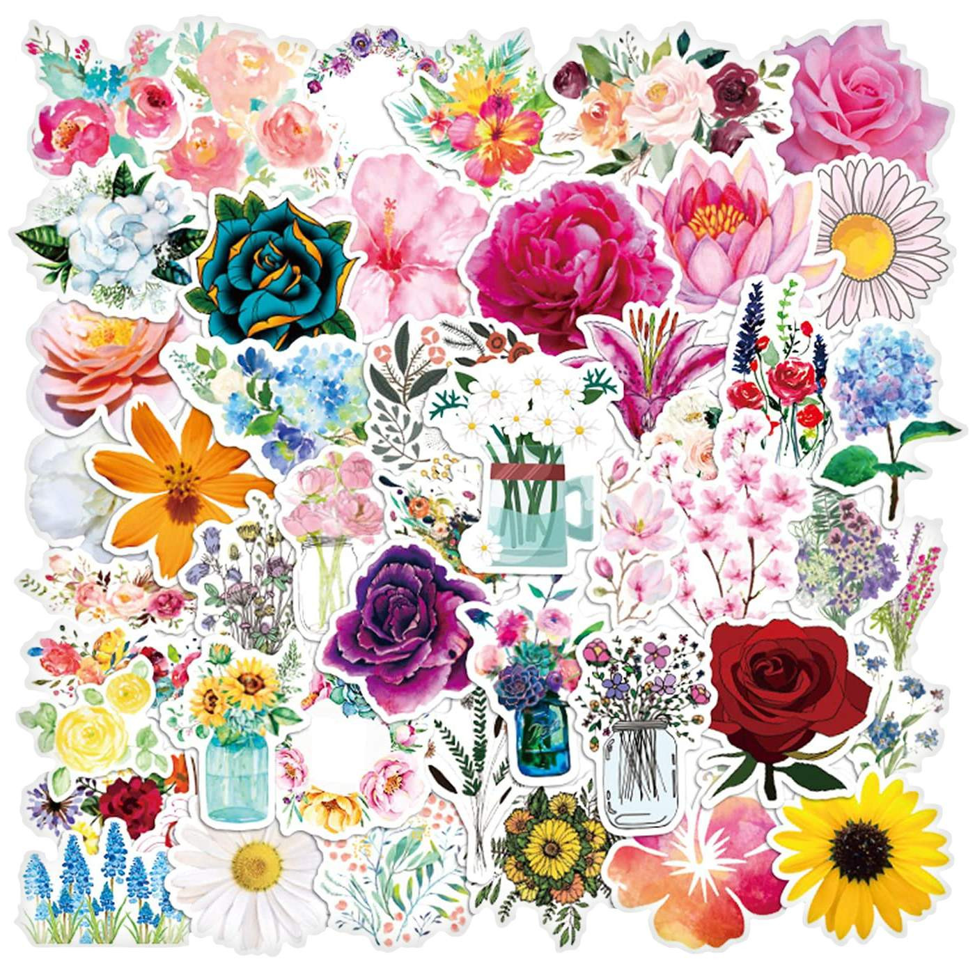 Pack de Pegatinas - Flores