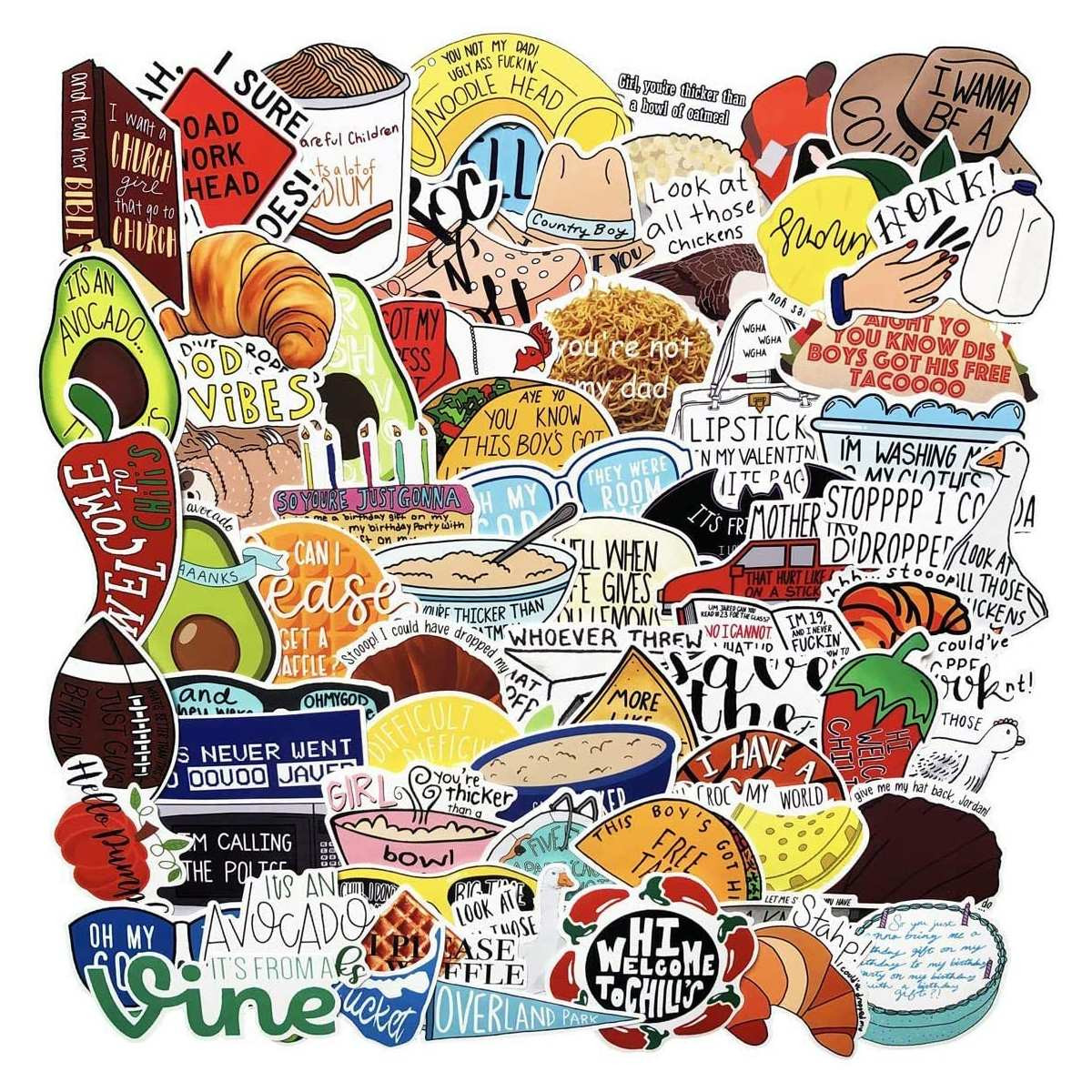 Pakje Stickers - Vine