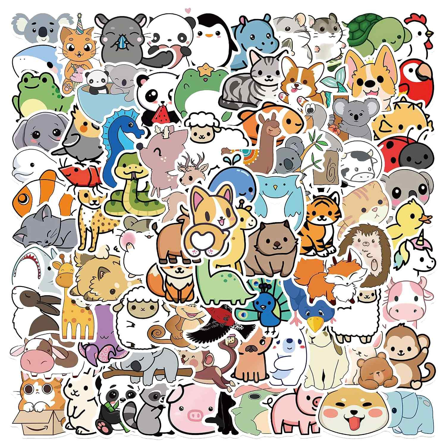 Mega Pack de Pegatinas - Animales