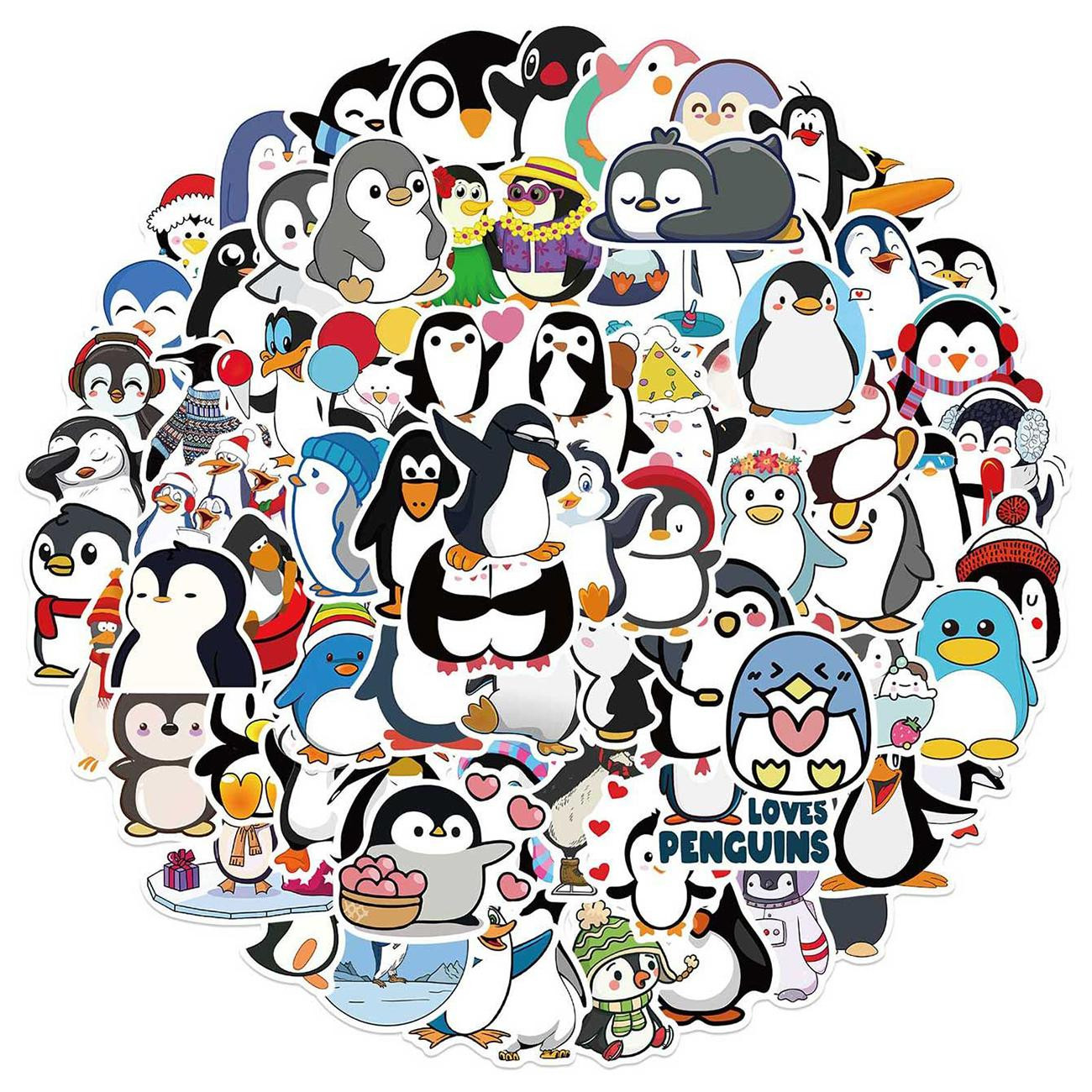 Mega Pack Aufkleber - Pinguine