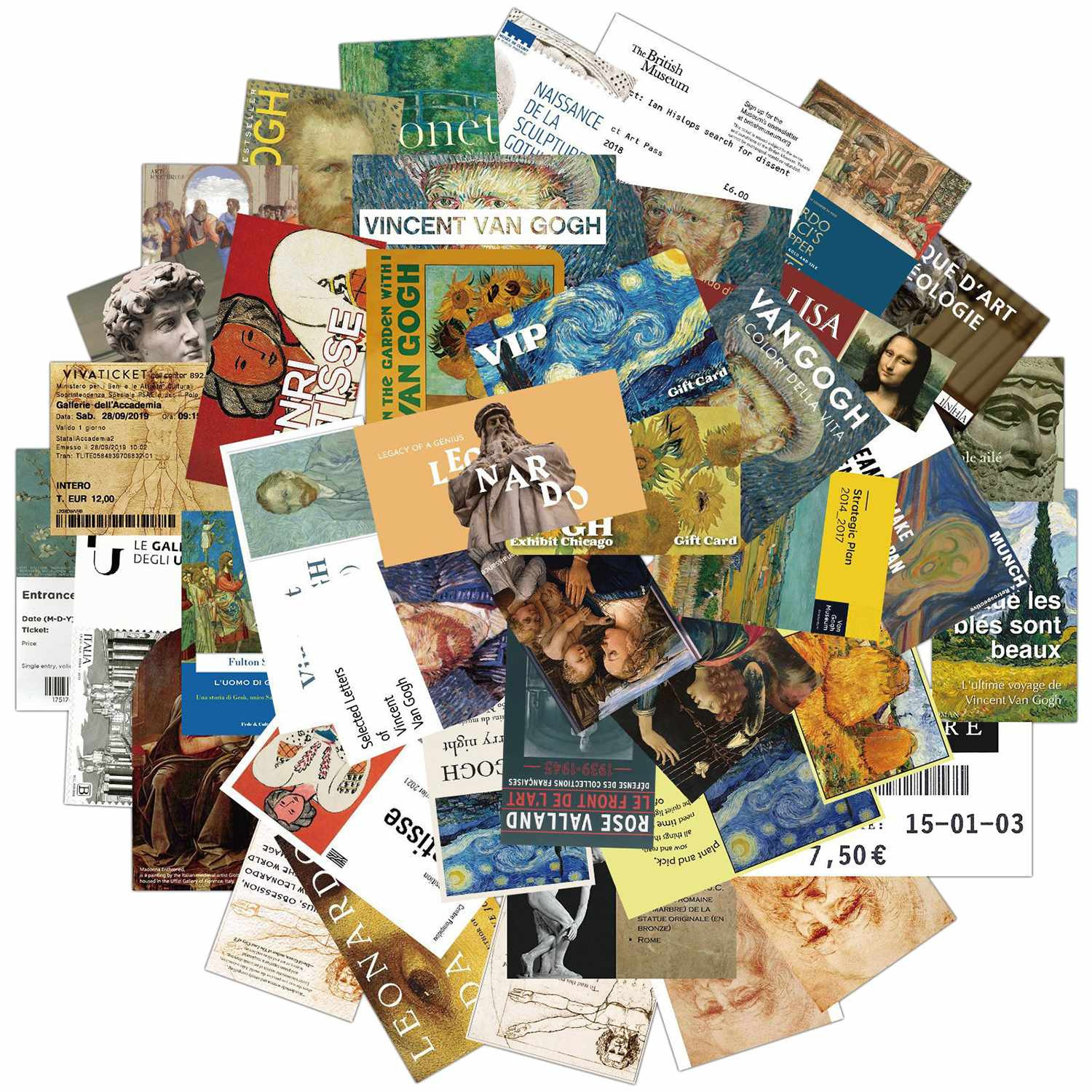 Pack d'autocollants - Art