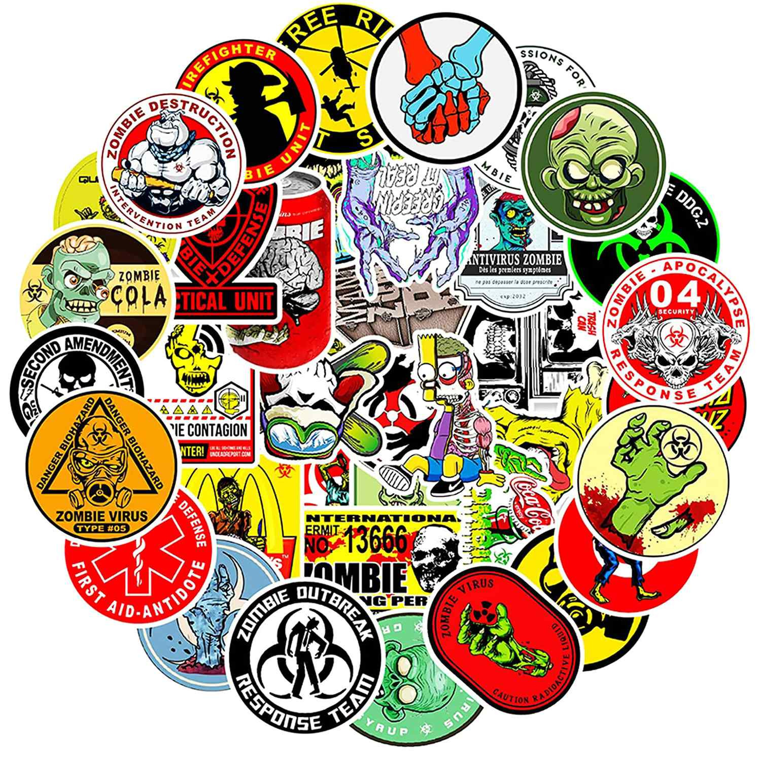 Pack de Pegatinas - Zombi