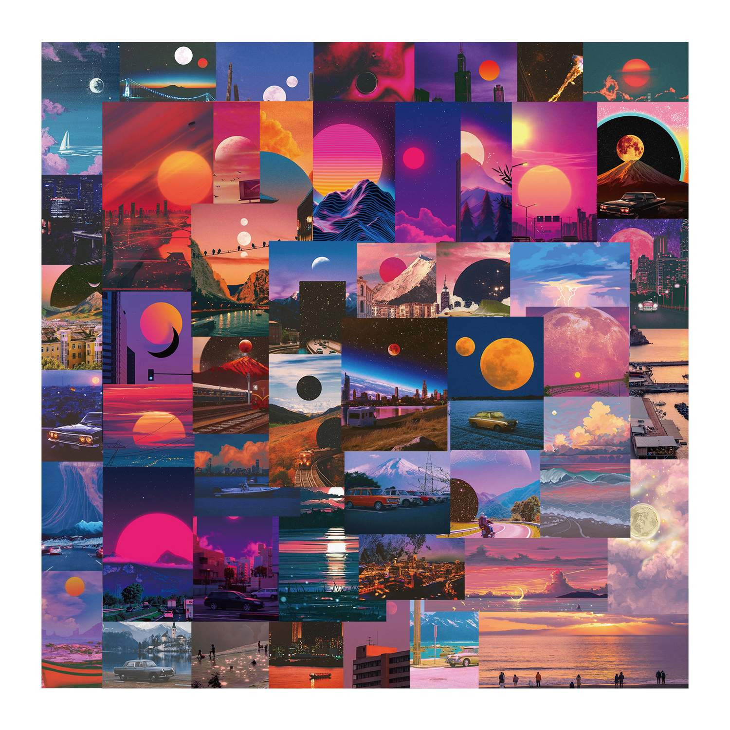 Pack de Pegatinas - Atardecer
