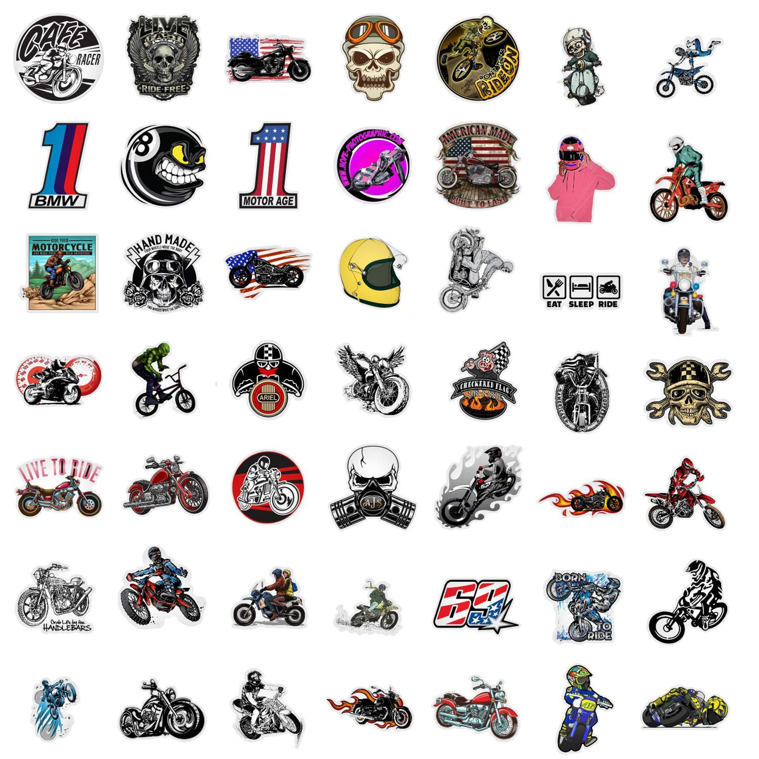 Pack d'autocollants - Retro MC