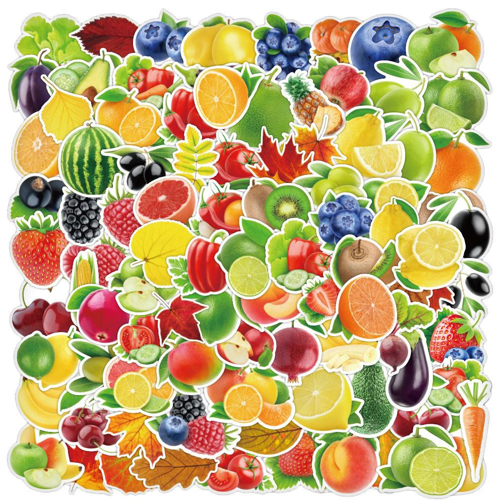 Mega Pack Aufkleber - Obst und Gemüse