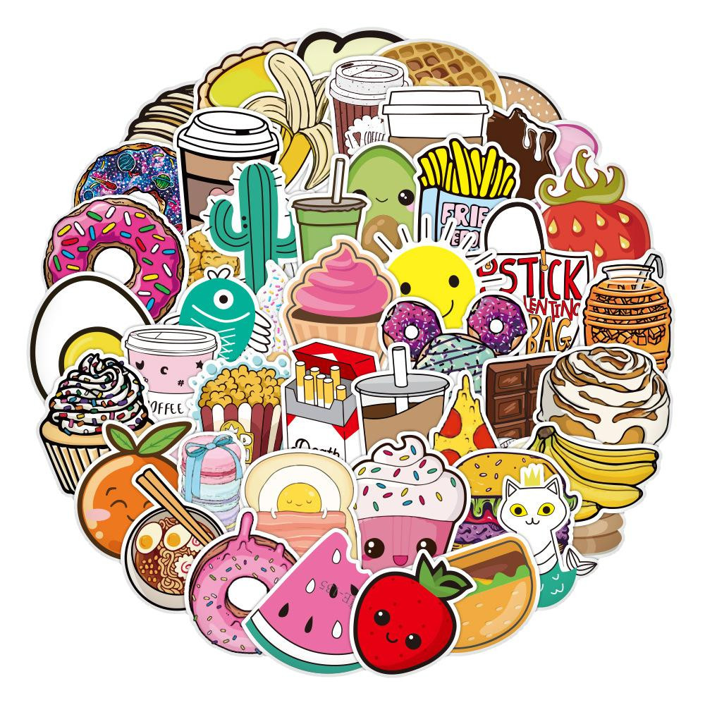 Mega Pack de Adesivos - Alimentos