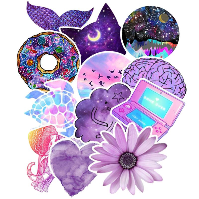 Aufkleberpaket - Purple Mix 2