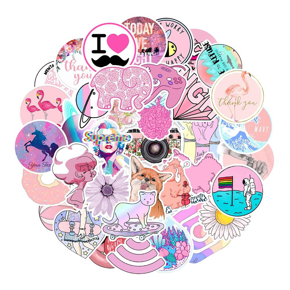 Mega Pack Aufkleber - Pink Mix